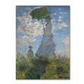 Trademark Fine Art Monet 'Madame Monet And Her Son' Canvas Art, 18x24 AA00998-C1824GG